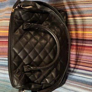 Quilted Black Purse